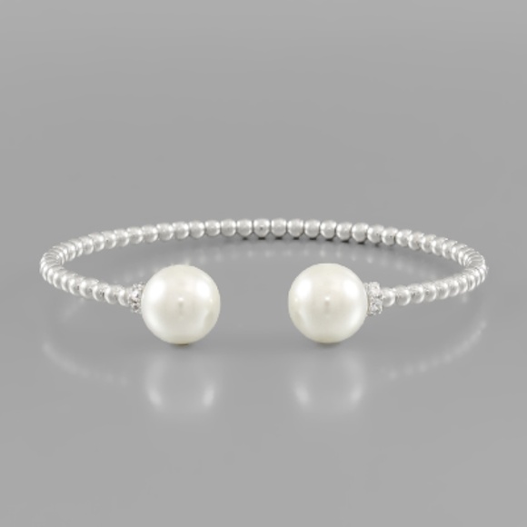 Pearl Ball Cuff - Picture 2 of 2